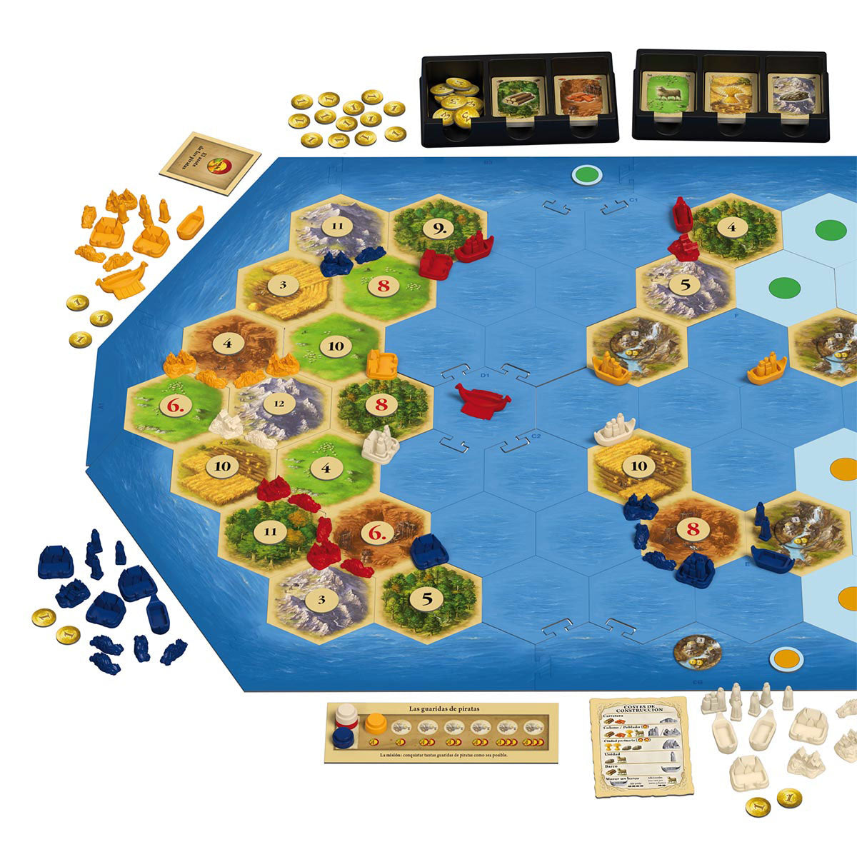 CATAN - EXPANSIÓN - PIRATAS Y EXPLORADORES