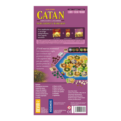 CATAN - AMPLIACIÓN - MERCADERES Y BARBAROS