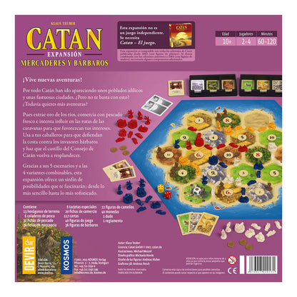 CATAN - EXPANSIÓN - MERCADERES Y BÁRBAROS